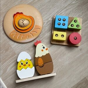 Wooden Puzzle Sets for toddlers
